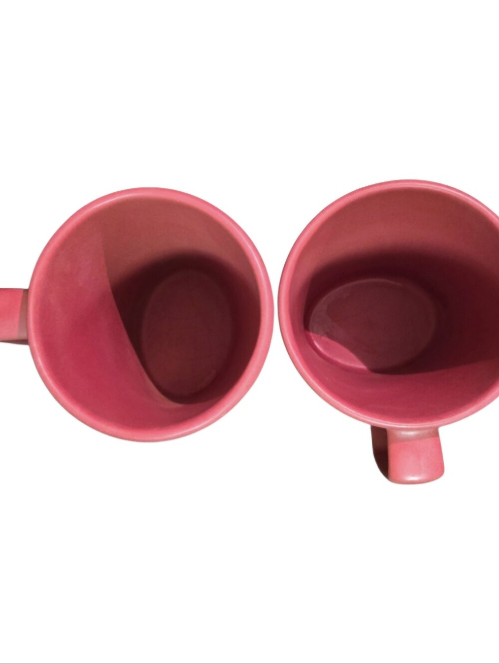 pari Eshelman Pottery red satin mugs by ceramic artist Paul Eshelman 14oz - Picture 9 of 13
